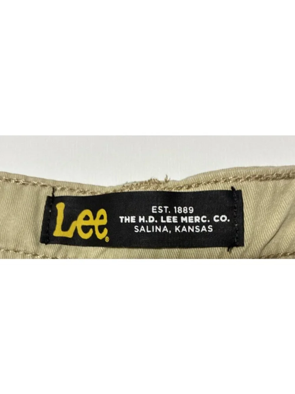 Lot of 2 Lee Men's Wyoming Cargo Shorts Size 38 Gray Vapor Cotton Utility Work